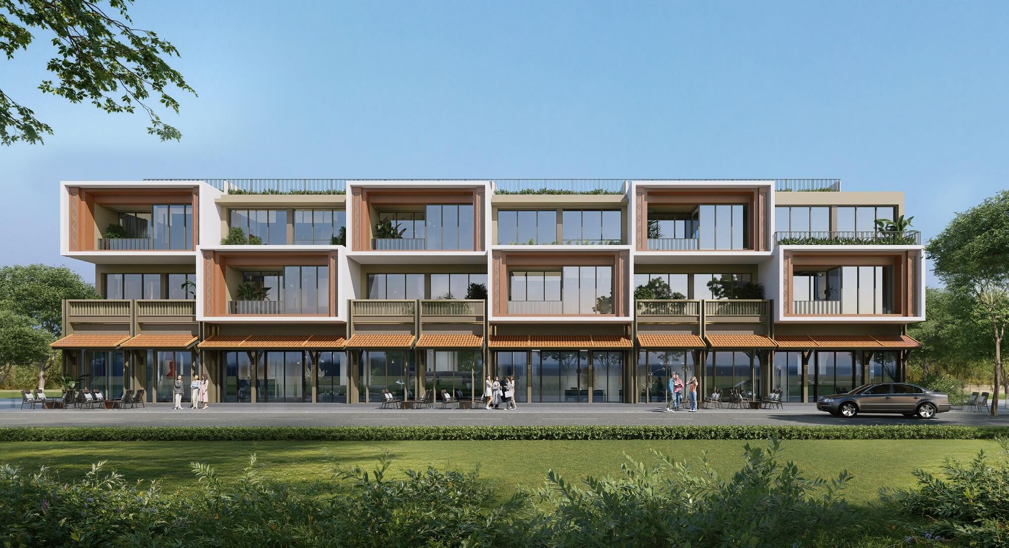 phối cảnh nhà phố charmora nha trang