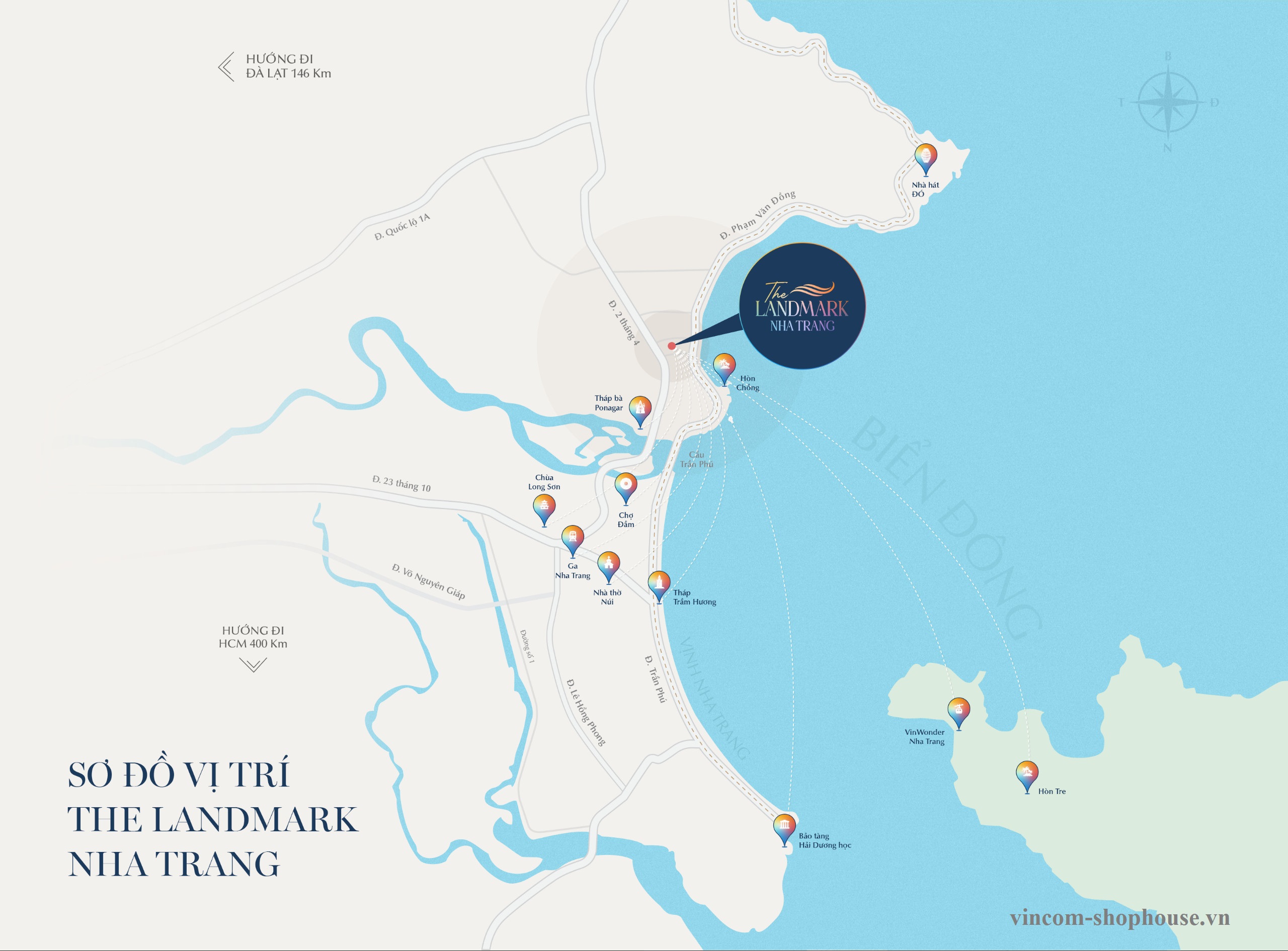 vị trí The Landmark Nha Trang